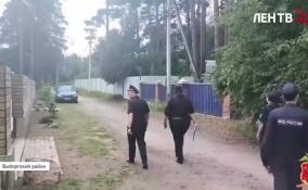 В частном секторе под Выборгом полицейские искали нарушителей-мигрантов