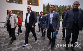 Рабочая поездка Александра Дрозденко в Янино – в фоторепортаже ЛенТВ24