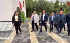 Александр Дрозденко посетил Янино с рабочим визитом