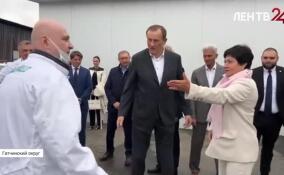 Александр Дрозденко осмотрел фабрику по производству сыров в поселке Кобралово