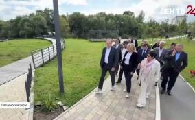 Александр Дрозденко посетил новую общественную территорию в Коммунаре