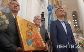 В Староладожский Успенский монастырь передали икону Александра Невского