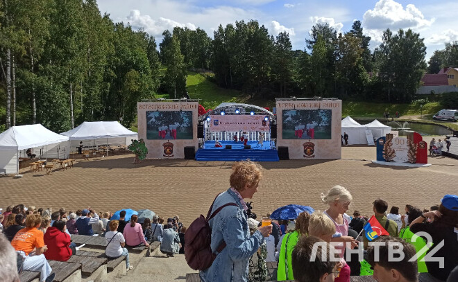 Во всеволожском парке «Песчанка» празднуют день рождения города и района