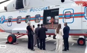 Новый вертолет Ми-38ПС показали на международном салоне «Комплексная безопасность» в Казани