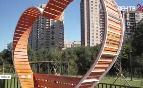 В Мурино к 277-летию города преобразилась территория вдоль реки Охта