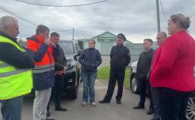 В деревне под Волосово после звонка жителей на прямую линию губернатора установят дорожную камеру