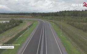 На четыре месяца раньше срока завершено строительство транспортной развязки в Тосненском районе