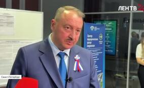 Глава Леноблизбиркома Михаил Лебединский посетил экстерриториальный участок в Петербурге