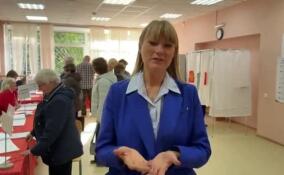Светлана Журова проголосовала на выборах в Ленобласти