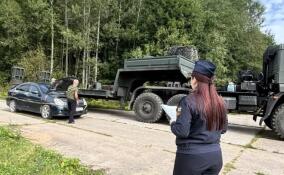 Судебные приставы Ленобласти передали Минобороны 45 авто, конфискованных у пьяных водителей