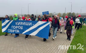 В Киришах прошел муниципальный этап оздоровительной акции «10 000 шагов к жизни»