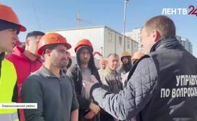 На строительном объекте в Новоселье нашли нарушителей миграционного законодательства