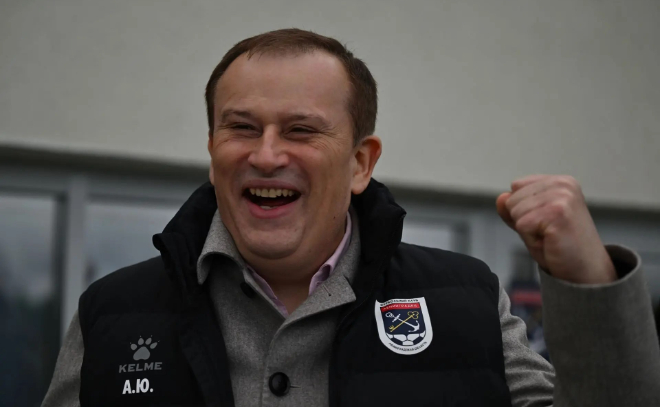 Александр Дрозденко поддержал «Ленинградец» на матче с «Торпедо» в Рощино