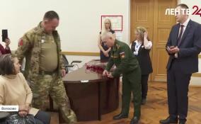 В Волосово прошла торжественно-траурная церемония награждения героев Отечества