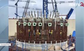 На стройке 4-го энергоблока ЛАЭС-2 смонтировали оборудование для обеспечения безопасности