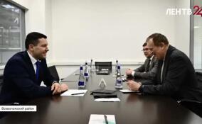 Министр промышленности и торговли РФ Антон Алиханов и губернатор Ленобласти Александр Дрозденко посетили завод «КСК Тормозные системы»