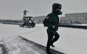 Более 20 миллионов кубометров снега выпало в Петербурге за три дня