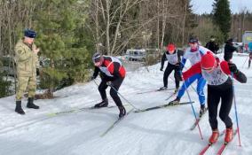 Во Всеволожском районе прошли командные соревнования Росгвардии по лыжным гонкам