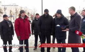 Александр Дрозденко инспектирует Кингисеппский район 
