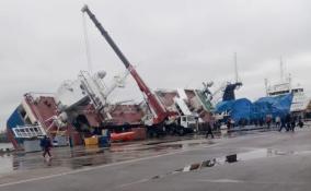 В Ленобласти возбуждено уголовное дело по факту опрокидывания судна на заводе «Пелла»