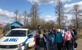 В Волошово сотрудники ГИБДД рассказали школьникам о правилах дорожного движения