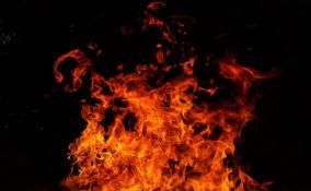Ночью в Мурино горел жилой дом: эвакуировали десять человек
