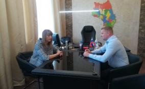 Светлана Журова и Андрей Низовский провели рабочую встречу во Всеволожском районе