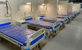 В «Ленэкспо» снова открыли временный госпиталь для коронавирусных больных