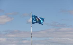 Над "Газпром Ареной" подняли флаг Чемпионата Европы