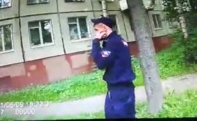 В Петербурге правоохранитель успокоил ребёнка, зовущего маму через окно