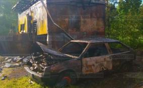 СМИ: в Гатчинском районе дети играли со спичками и подожгли пожарную часть