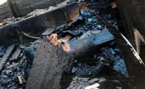 В Гатчинском районе женщина погибла при пожаре
