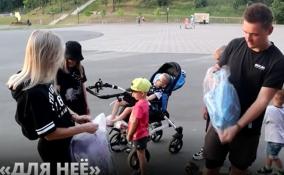 В парке "Песчанка" во Всеволожске прошла акция в поддержку
матерей, воспитывающих детей с особенностями здоровья