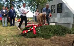 В деревне Скворицы захоронили останки 29 ополченцев, погибших в годы Великой Отечественной войны