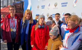Депутат Госдумы Светлана Журова приняла участие в чествовании паралимпийцев, вернувшихся из Токио