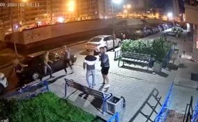 Ночная потасовка в Мурино попала на видео. Парень заступился за друга, который потом его бросил и сбежал
