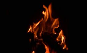 Ночью пожарные тушили три горящих дома в Выборгском и Лужском районах