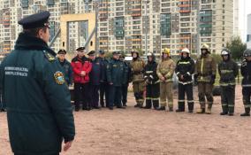 Во Всеволожском районе на базе 147 пожарной части проходят соревнования пожарных спасателей