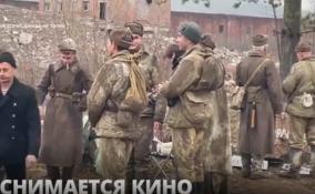 В
Сланцах на развалинах шахты «Ленинградская» снимают
кино