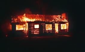 Неравнодушные люди вынесли лежачую пенсионерку из горящего дома под Гатчиной