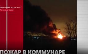 Гатчинская прокуратура выясняет причины пожара на заводе нетканых материалов «Фанема»