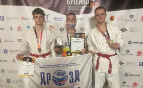 Волховчане завоевали два золота на всероссийских соревнованиях по рукопашному бою