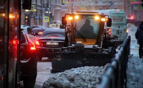Дорожники очистили от снега и наледи почти 9 тысяч км трасс Ленобласти