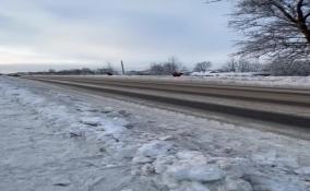 В Тосно Ленинградской области очищать дороги от снега вышли подопечные реабилитационного центра «Бетель»