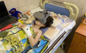Пациентам детской больницы Ленобласти проводят виртуальный тур по Дороге жизни