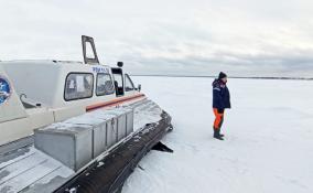 Спасатели Ленобласти провели патрулирование акватории Волховской губы Ладожского озера