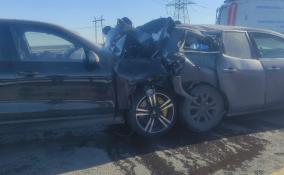 В результате ДТП в Тосненском районе погибли двое водителей