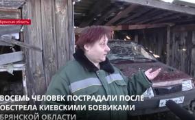 После обстрела
киевскими боевиками пострадали восемь жителей Брянской области