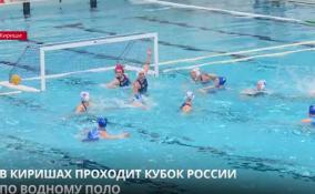 В Киришах проходит Кубок России по водному поло
