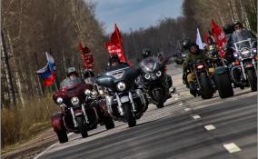 Победный мотопробег по Дороге жизни в Ленобласти в ярких снимках ЛенТВ24